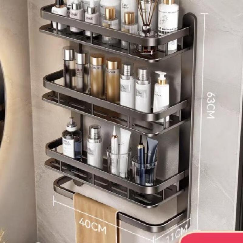 Yingbang Bohrfreies Wandmontiertes Badezimmerregal