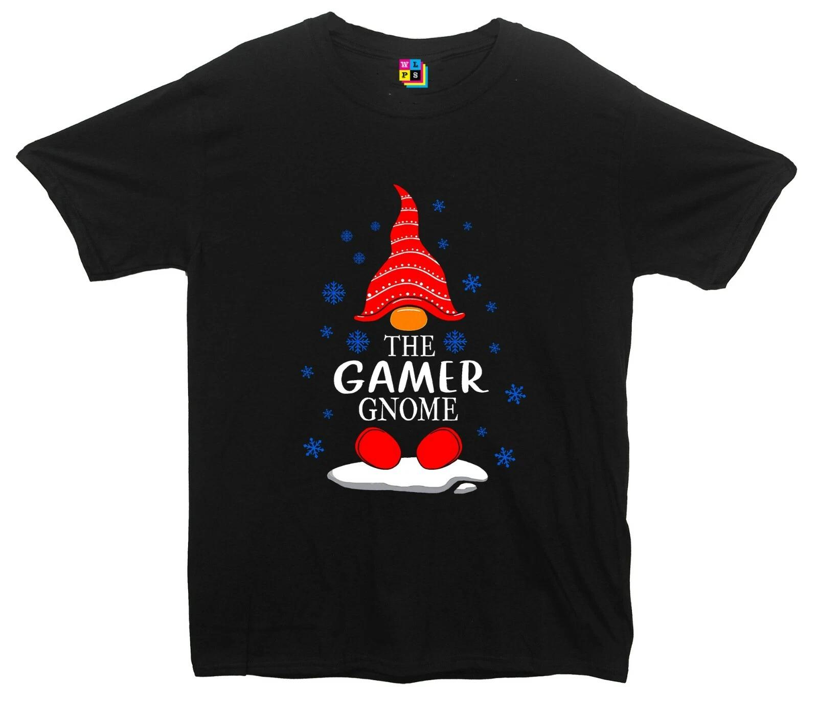 

The Gamer Gnome Christmas Gaming Printed T-Shirt 2XL