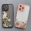INS Painting Flower Phone Cases For iPhone 11 Case iPhone 17 16 13 12 15 14 Pro Max Mini 14 15 16 Plus XS X XR Shockproof Covers