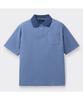 Keoseuuteommellou Blue Oversized Fit Polo Cwtam26511Bux
