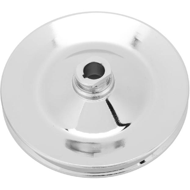 V Belt Pulley, Single Groove Power Steering Pulley 5/8in Keyway Shaft 8948 Replacement for Chevy Pumps