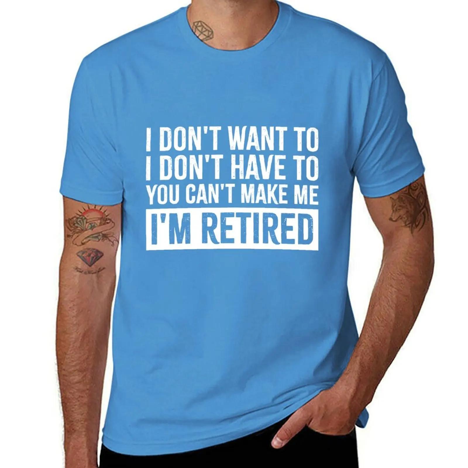 Im Retired TShirt cotton graphic tees anime t shirts Short sleeve tee anime tshirt men graphic t shirts S
