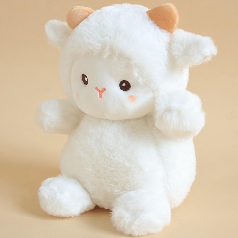 Internet celebrity lamb Polk doll children's plush toy to soothe sleep to give girlfriend birthday gift