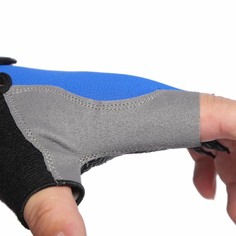 Fitness gloves, half-finger thin, breathable, non-slip, good elasticity, outdoor riding, mountaineering, cycling, sports half-finger gloves