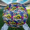 Custom Name Personalized Game On Print Size 5 Soccer Ball Training & Match Football, for Team, Kicking, Gift for Football Enthusiasts