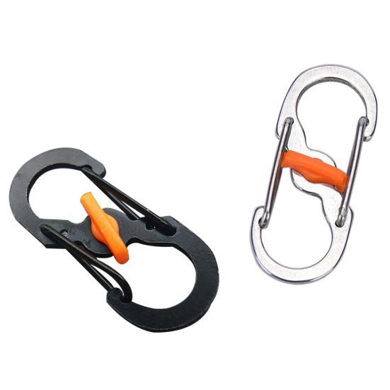 8-Shaped Outdoor Hook Buckle Snap Clip Mount Climbing Carabiner Chain Key Chain