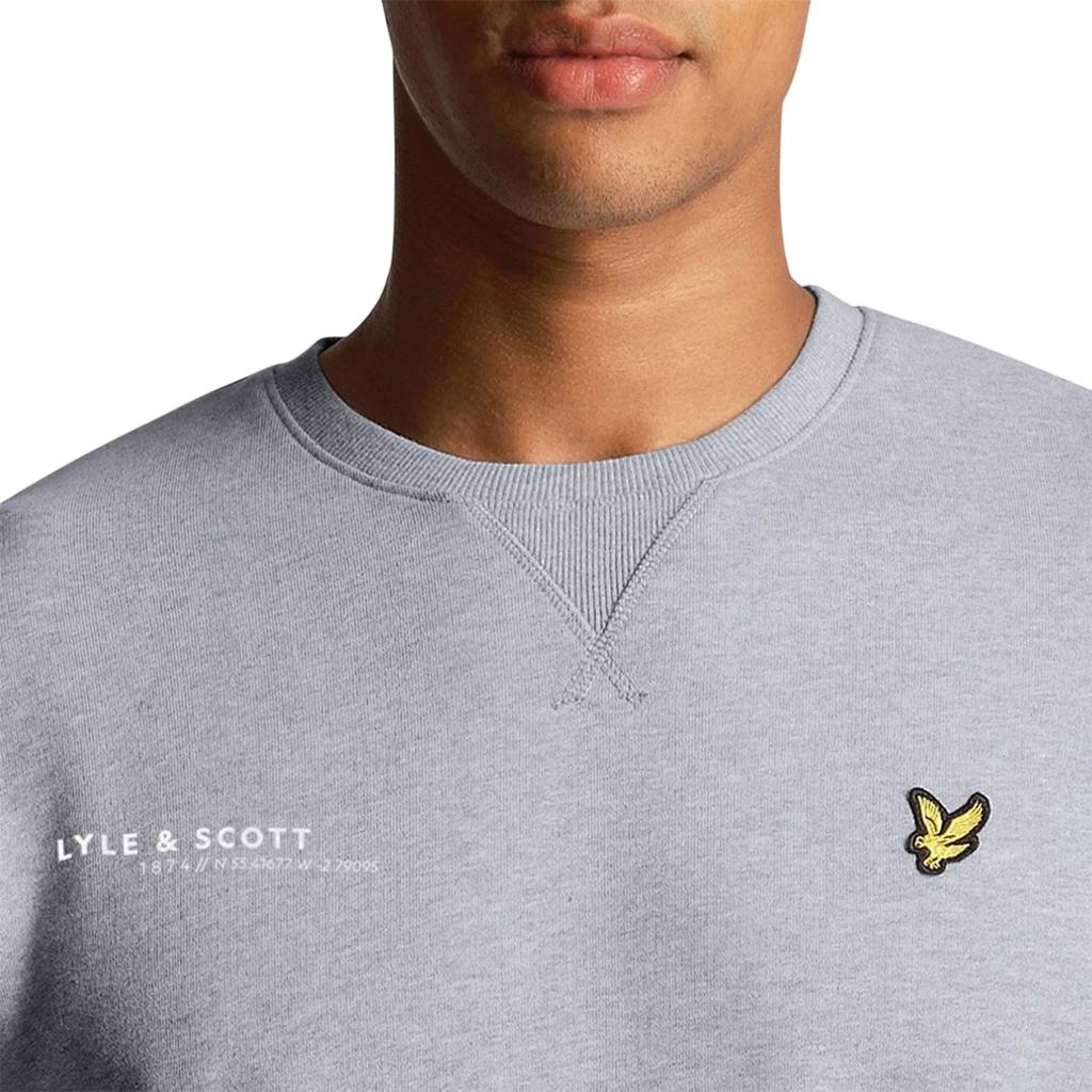 Lyle & Scott Mens Ordinate Logo Cotton Sweatshirt