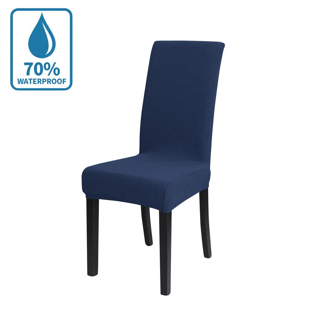 Waterproof Chair Cover Dining Room White Chair Case Anti Cat Scratch Soft Stretch Chair Protecter