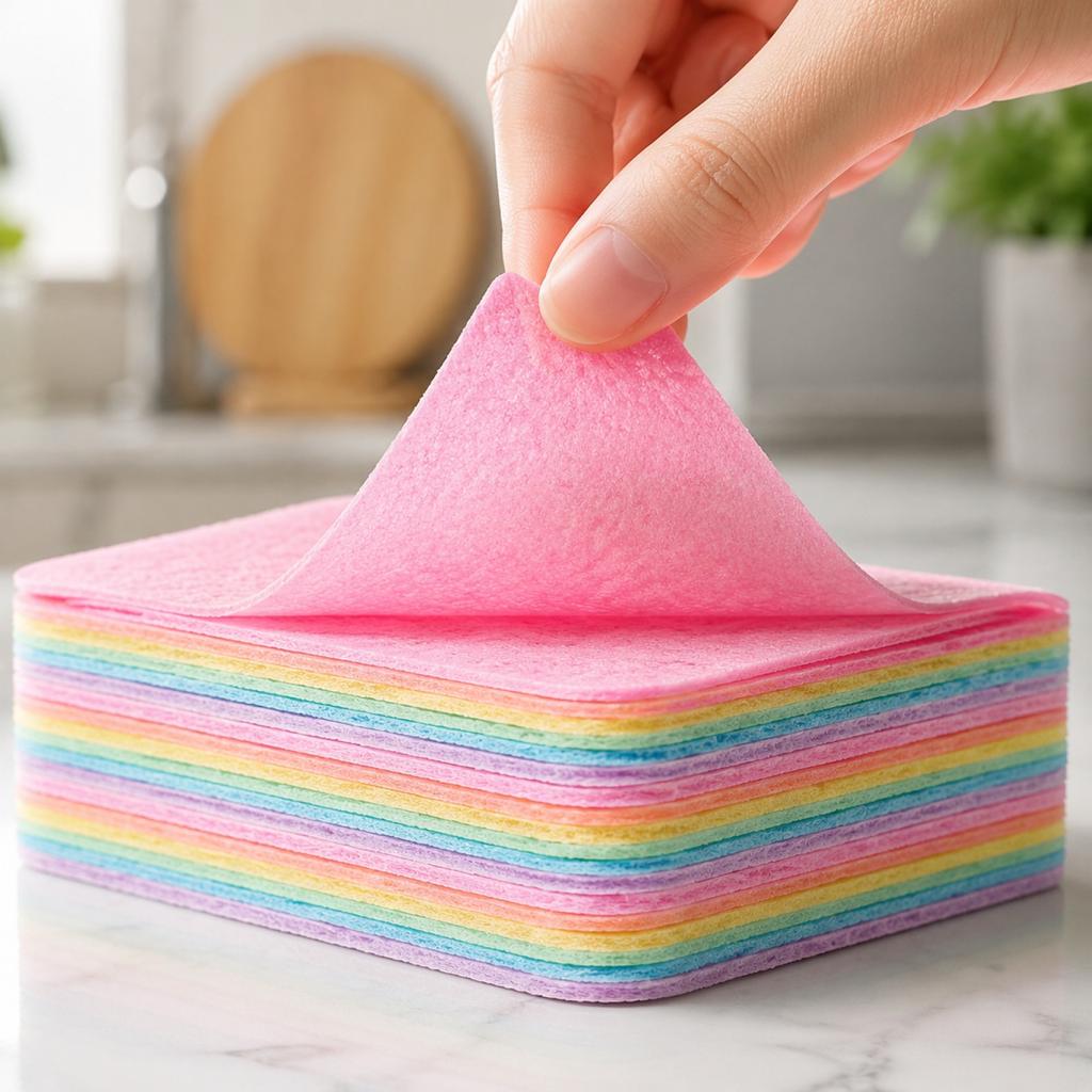 Multi-Layer Tearable Cleaning Cloths for Kitchen and Oil