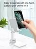 Faltbarer Handyhalter Ständer Tablet Tischhalterung Tisch Flexibel Verstellbar Desktop Live Lazy Halterung Unterstützung Für Alle Handys