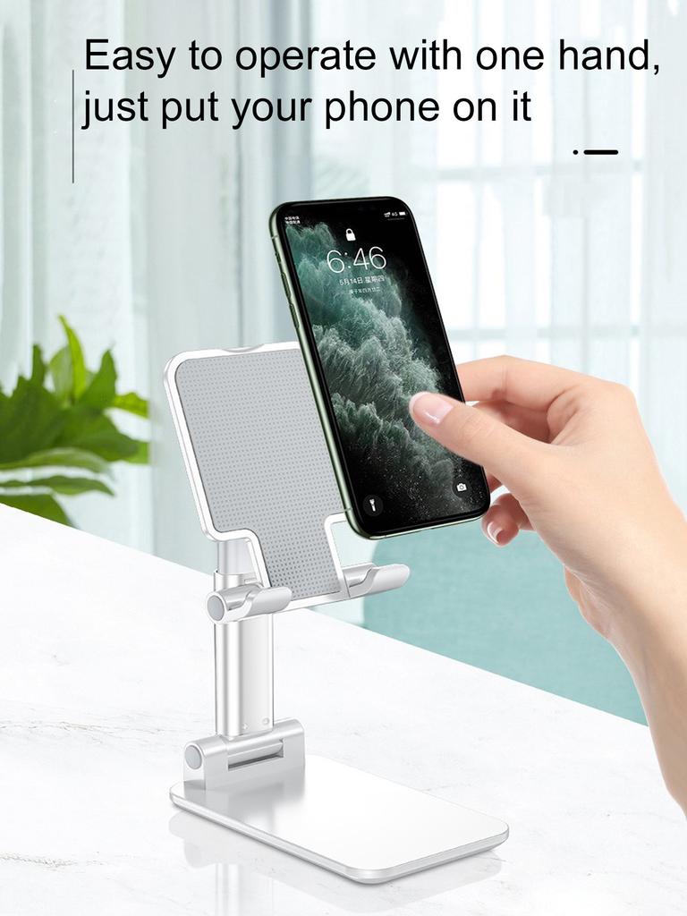 Faltbarer Handyhalter Ständer Tablet Tischhalterung Tisch Flexibel Verstellbar Desktop Live Lazy Halterung Unterstützung Für Alle Handys