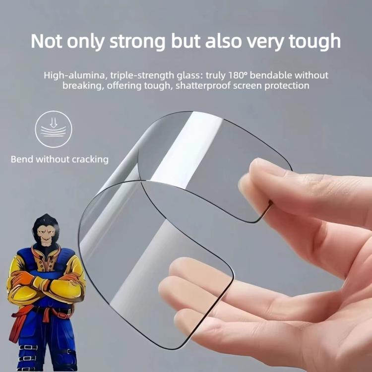 10pcs Armor Super-Strong 3D Curved 120C Anti-Static High-Aluminum Screen-Printed HD Tempered Glass Film