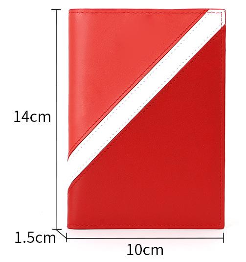 

Премиальный Элегантный Женский Кошелек Кожаный Клатч Нишевая Сумка для Кредитных Карт Документы Сумка для Паспорта красный