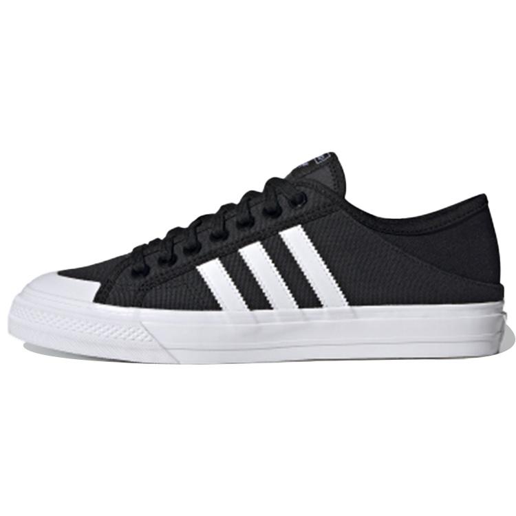 adidas Collapsible Nizza Low Black White Men s GY0408 EU 43⅓