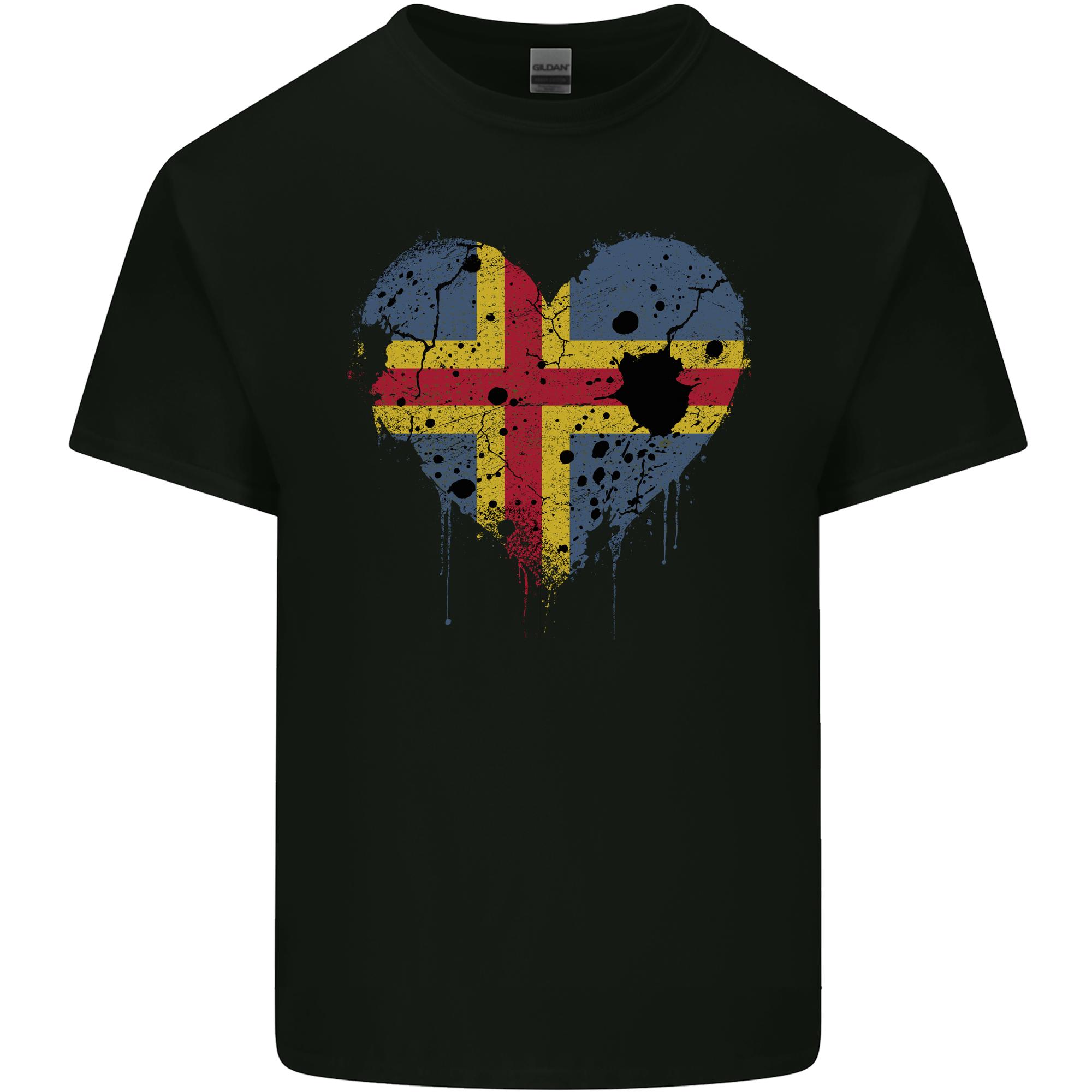 Love Flag Aland Football Unisexs Light Cotton TShirt S
