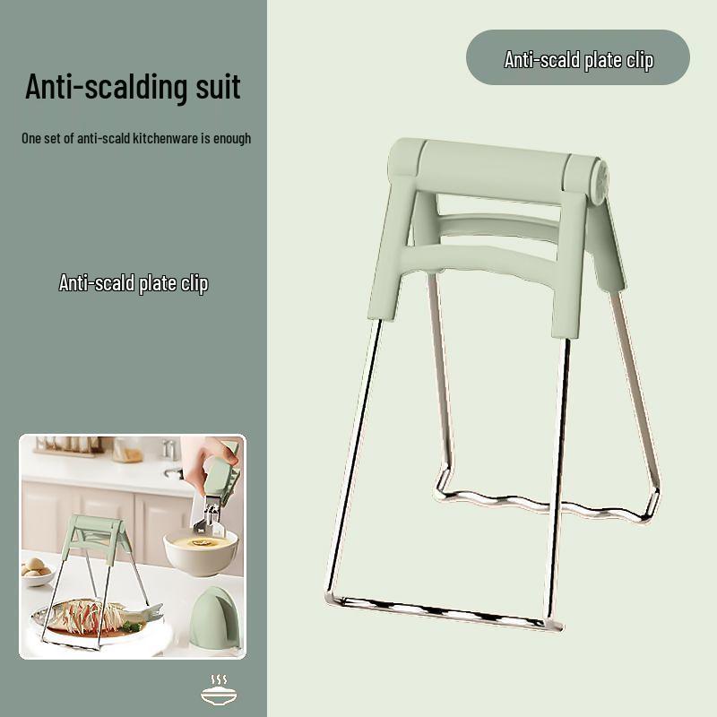 Silicone Anti-Scald Non-Slip Bowl and Tray Lifter Clips