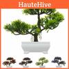 Lifelike Bonsai Simulation Artificial Plants In Chic Pots For Home And Office Decor