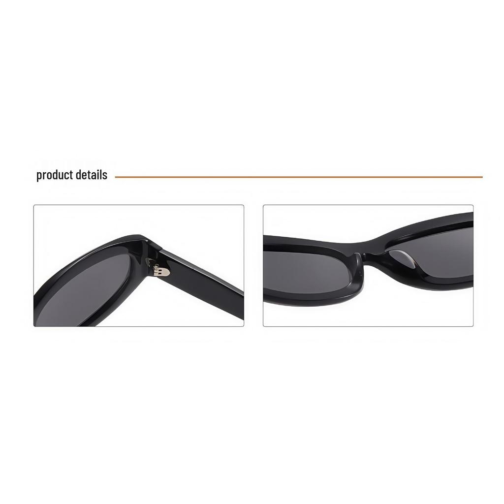 5077 Xin Zhilei Cat-Eye HD Sunglasses - Unisex, High-End Nylon Design