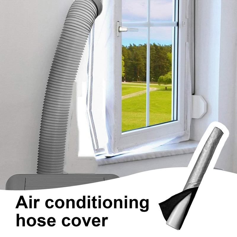 Portable Air Conditioner Hose Cover Wrap, Insulated AC Hose Cover, Universal Fit Both 5 and 5.9 inch Diameter Exhaust Duct Vent