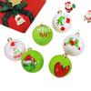 Christmas Green Plastic Ball Christmas Tree Decoration Ball Festive Atmosphere Ornaments