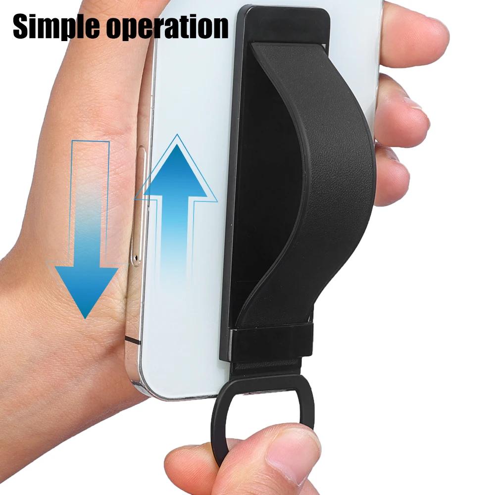 Push Pull Wristband Phone Stand Finger Holder Invisible Buckle Phone Back Desktop Stand Telescopic Push-pull Handle Grip