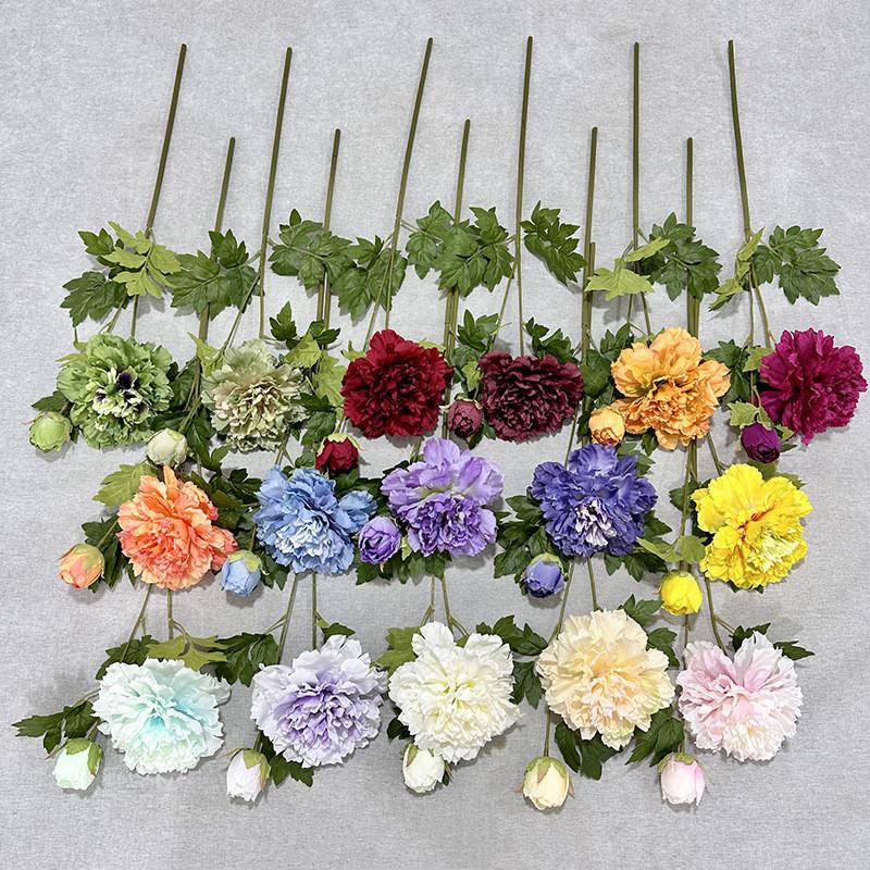 Silk Peony Wedding Aisle Decoration Flowers For Home And Event Decor