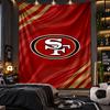 Wall Hanging Tapestry San Francisco 49ers Print Cloth for Living Room Bedroom Home Decor
