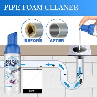 Pipe Dredge Drain Foam Cleaner Clog Remover Deodorant Drain Pipe Cleaner Odor Eliminator Pipe Dredging Agent Sink Drain Cleaner