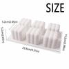 6 Cavity Silicone Candle Mold Large Bubble Ball Baking Molds 3D Bubble Cube Mold  Chocolate Making
