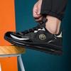 Air Cushion Men Running Shoes Breathable Black Sports Shoes Women Athletic Training Shoes Men Platform Leather Casual Sneakers