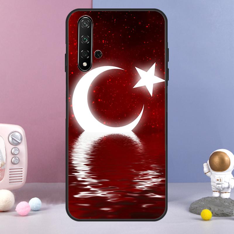 Turkey Turkish Flag For Huawei Nova 9 10 SE 3i 7i 8i 11i 12i Y60 Y61 Y70 Y72 Y73 Y90 Y91 P20 P30 P40 Lite Case