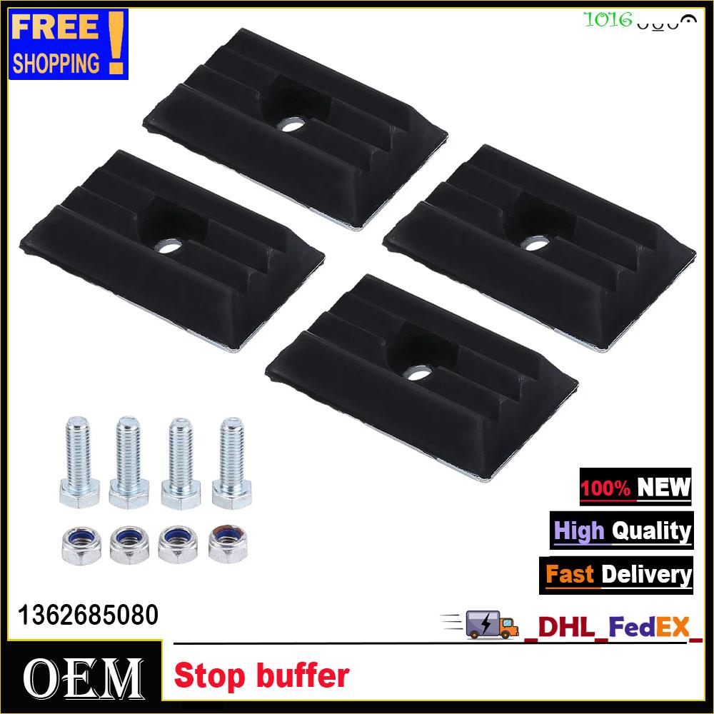 4x Bumper Leaf Spring Rubber Rear Compatible for Fiat Ducato Citroen Jumper Boxer 1362685080