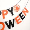 Halloween Spider Letter Banner for Festival Party Venue Decoration Pulling Flowers Themed Decorative Bunting