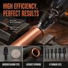 6pcs Triangle Shank Tube Expander Bit 6 Piece Set Swaging Drill Bit Set  For Air Conditioner