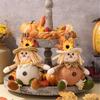 Handmade Scarecrows Sphere Hanging Decors Comfortable Straw Scarecrows Hanging Sphere for Seasonal Home Embellishment