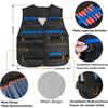 2 komplekti Kids taktikaline vest, lahinguvesti komplekt Nerf Guns N-Strike Elite jaoks koos 2 randmepaelaga, 2 klambriga ajakirja, 2 kaitseprillid, 2 pealuumaski, 80 noolt