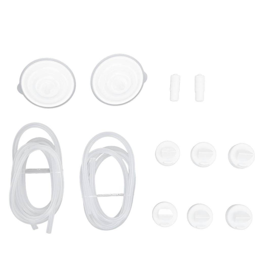 Příslušenství k odsávačce mateřského mléka Ochrana proti zpětnému toku Silikonové hadičky Konektory Bílé ventilky s kachním zobáčkem pro prsa