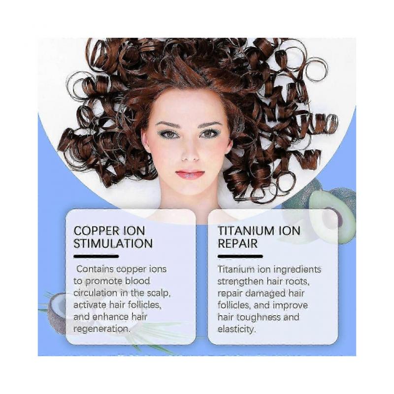 Fortschrittliche Kupferpeptid Haarwuchsformel GHK-CU & AHK-CU, Kupferpeptid Haarwuchspflegeserum für Männer Frauen