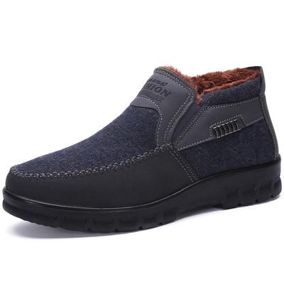 Winterschuhe für Herren, Stiefel, Schlupfstiefel, warme Pelz-Winter-Sneakers, Herren-Schneestiefel, wasserdichte Stiefeletten, Chaussure Homme, Mans Footwear
