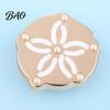Ocean Shell Shoe Charms 6Pcs/Set Summer Beach Charms, Gold-Toned Starfish And Conch Themed Decorations for Clogs Women Girls Holes Scratch-resistant
