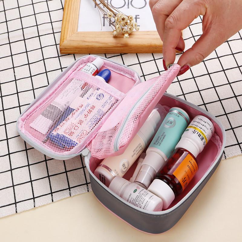 Heart-Shaped Korean Travel First Aid Kit and Medicine Storage Bag