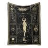 Regali Zodiaco Leone per Donne Tema Costellazione Lunare Coperta Plaid Decorazioni Astrologia Regali di Compleanno Leone Stregoneschi Coperte Gotici