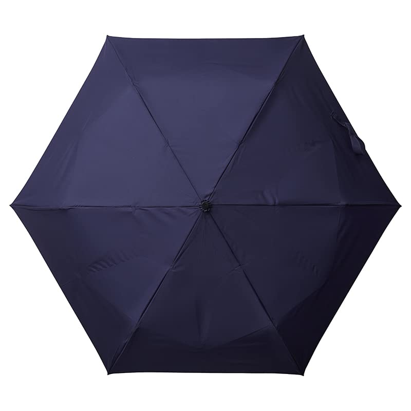 Faltgeheimnis 97cm urawaza Regen Einfaches Öffnen und Schließen durch Solide Stark UV-geeignet für Sonne und 55cm Einfach zu Marineblau 3-Sekunden-Schirm, Trick,