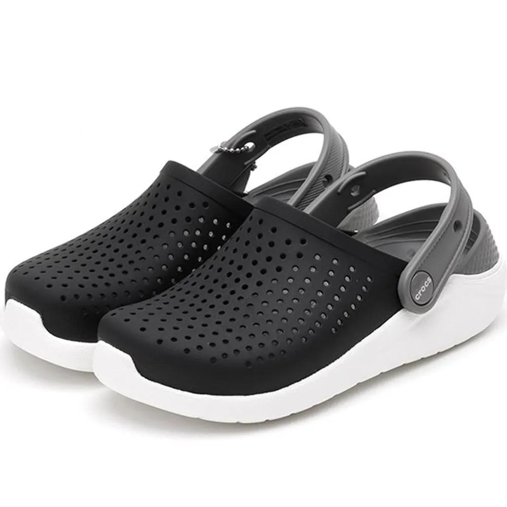 Crocs LiteRide 205964 066 Black Kids  Sandals C10(165)