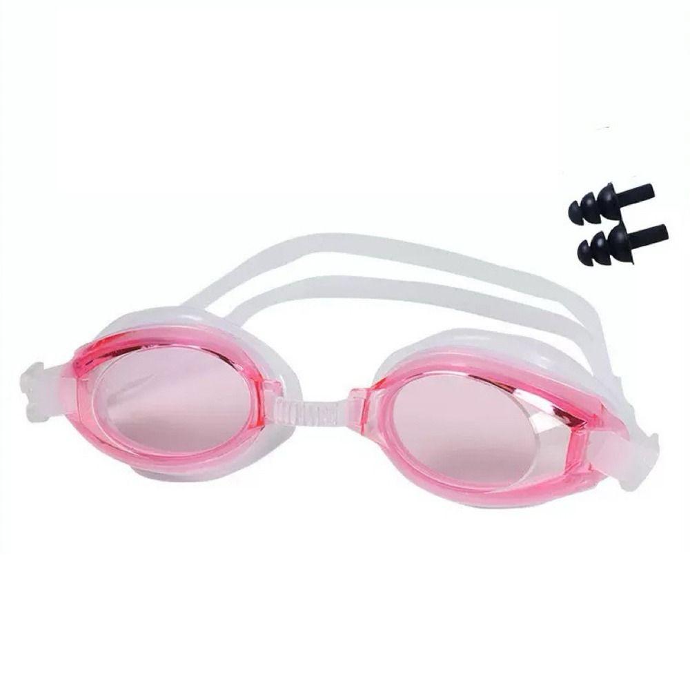 Adjustable Head Strap Swimming Goggles HD Clear Lens Anti Fog Swimming Mirror  Water Sports