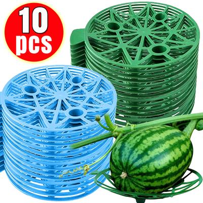 10/1 Stück Wassermelonen-Stützhalter, runde Pflanzenstützen, Garten-Gemüse-Erntekorb-Schutz, Klettergestell, Gartenbedarf