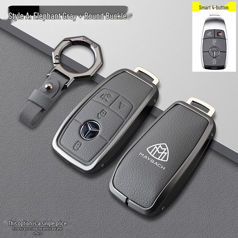 Maybach Model B Key Case - Elephant Grey