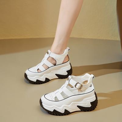 Ins Han Platform Dad Shoes Summer New Street Shot Student Roman Sandals Heightening Leisure