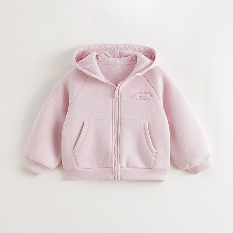 Mark Jenny Girls' Versatile Hooded Sports Sweatshirt Jacket Kidsren's Hoodie 2026 Spring New Style 551552