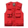 Vest tooling multi-pocket men's thin team outdoor vest breathable sports vest vest can be printed LOGO